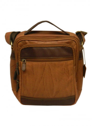 Leather Crossbody Bag Rust