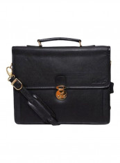 Leather Crossbody Bag Black