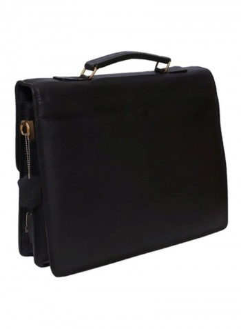 Leather Crossbody Bag Black