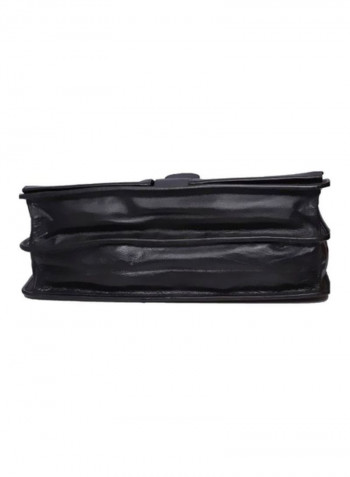 Leather Crossbody Bag Black