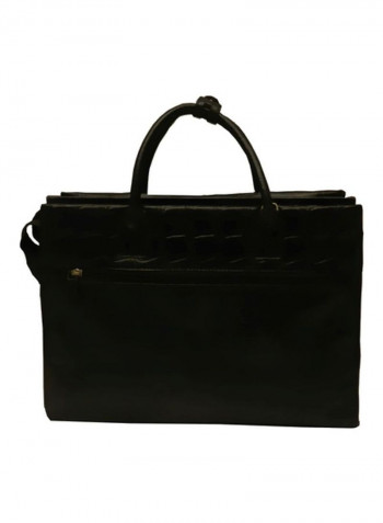 Leather Crossbody Bag Black