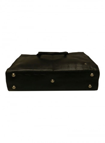 Leather Crossbody Bag Black