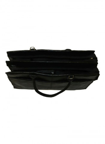 Leather Crossbody Bag Black