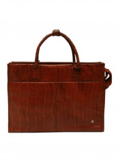 Leather Crossbody Bag Cherry