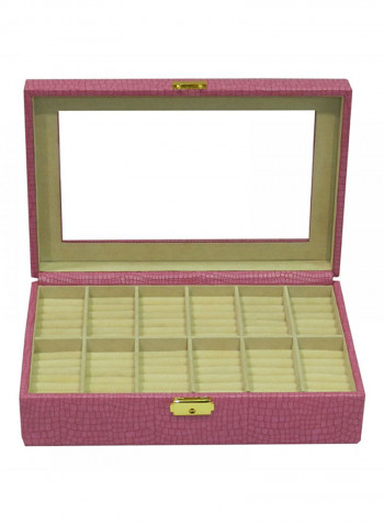 Leather Designer Ring Box