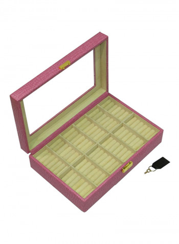 Leather Designer Ring Box