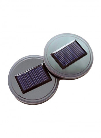 2-Piece Car Cup Holder Solar LED Light