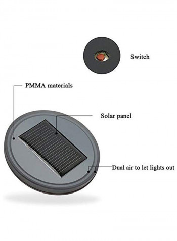 2-Piece Car Cup Holder Solar LED Light