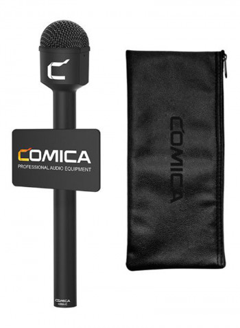 Hrm-C Handheld Dynamic Microphone Mic With Logo And Case DD1350 Black