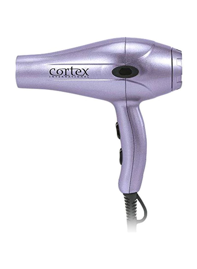 Professional Hair Dryer With Nozzle Purple