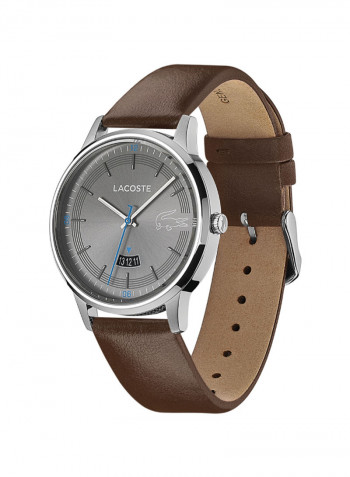 Men's Leather Analog Watch 2011033
