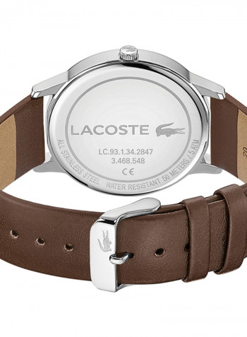 Men's Leather Analog Watch 2011033