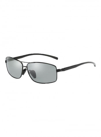 Men's Rectangular Sunglasses - Lens Size: 62 mm