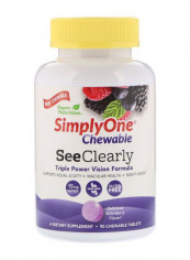 Wild-Berry Flavor See Clearly Triple Power Vision Formula - 90 Tablets