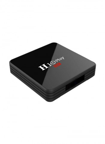 H10 Smart TV Set Top Box With Remote Control H6 Black/Purple