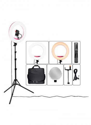 LED Video Ring Light 18inch Black/White