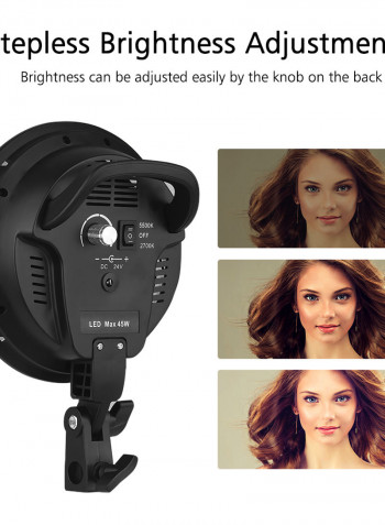 Studio Photography Softbox LED Light Kit Black/White