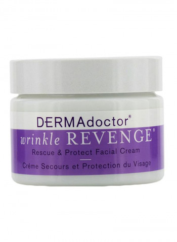 Wrinkle Revenge Rescue & Protect Facial Cream White/Purple 50ml