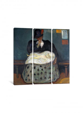 3-Piece Canvas Print Inheritance Wall Art Multicolour 150 x 150 x 3.5centimeter