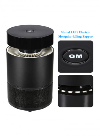 Muted LED Electric Mosquito-killing Control Lamp Fly Pest Bug Insect Zapper Killer Trap S13 Black