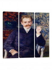 3-Piece Canvas Print Albert Cahen Wall Art Multicolour 150 x 150 x 3.5centimeter