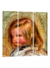 3-Piece Canvas Print Portrait Of Coco Wall Art Multicolour 150 x 150 x 3.5centimeter