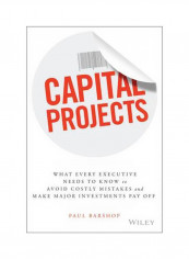 Capital Projects : What Every Executive Needs To Know To Avoid Costly Mistakes And Make Major Investments Pay Off Hardcover