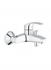 Eurosmart Single-Lever Bath Mixer Silver 35millimeter