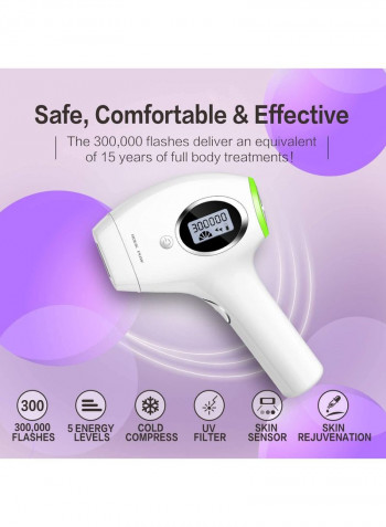 IPL Permanent Hair Removal Device White