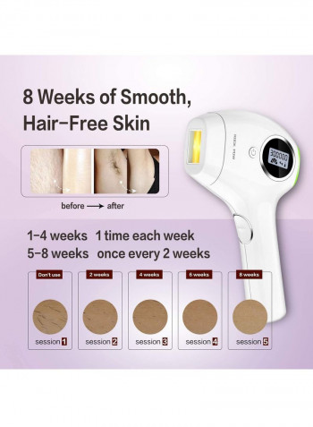 الإزالة الدائمة لشعر الوجه والجسم للسيدات أبيض