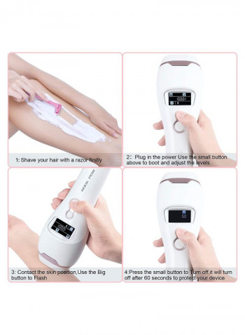 Ice Cool IPL Hair Removal Device White