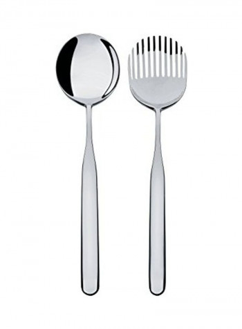 Salad Kit Spoon Silver
