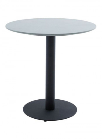 Bistro Table Grey/Black 70 x 72 x 70centimeter