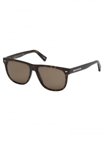 Men's Square Frame Sunglasses - Lens Size: 56 mm