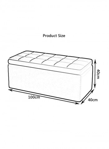 Shoe Storage Bench Ottoman Stool With Hinged Lid Brown