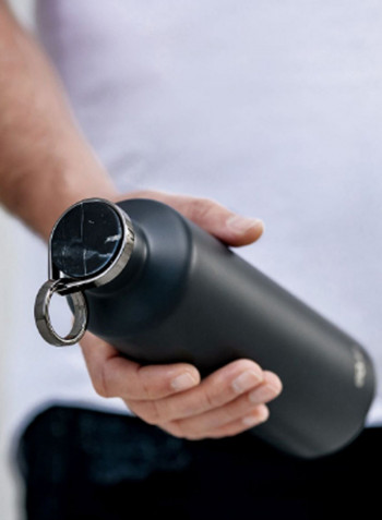 Motion Sensor Smart Glow Water Bottle Black 25.3cm