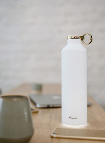 Motion Sensor Smart Glow Water Bottle White 25.3cm