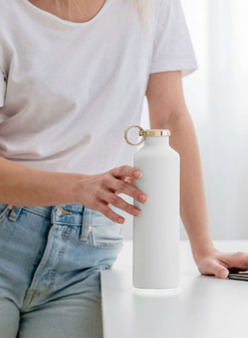 Motion Sensor Smart Glow Water Bottle White 25.3cm