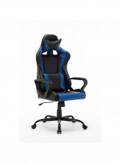 Texas High Back Gaming Chair  Blue/Black 82x25.5x50cm