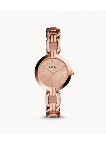 Women's Kerrigan Three-Hand Rose Gold-Tone Stainless Steel Strap Wrist Watch BQ3206