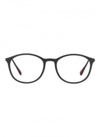 Men's Full Rim Oval Eyeglass Frame - Lens Size: 53 mm