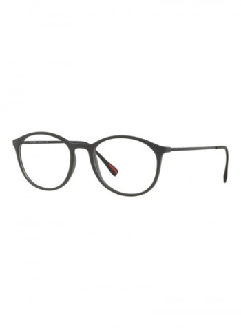 Men's Full Rim Oval Eyeglass Frame - Lens Size: 53 mm
