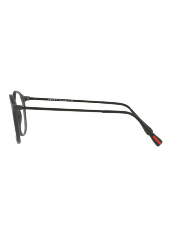 Men's Full Rim Oval Eyeglass Frame - Lens Size: 53 mm