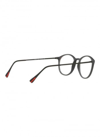 Men's Full Rim Oval Eyeglass Frame - Lens Size: 53 mm