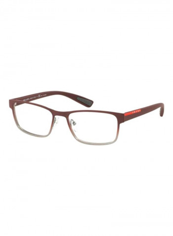 Men's Full Rim Square Eyeglass Frame - Lens Size: 53 mm