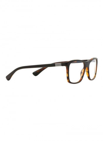 Men's Full Rim Square Eyeglass Frame - Lens Size: 55 mm