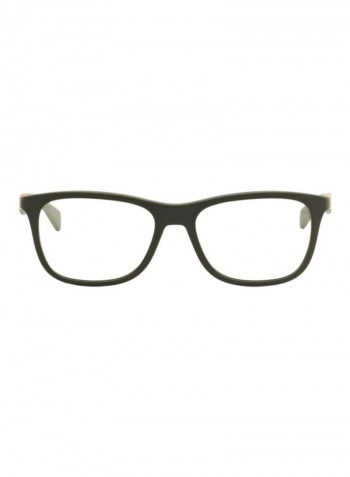 Men's Full Rim Square Eyeglass Frame - Lens Size: 55 mm