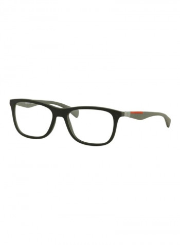 Men's Full Rim Square Eyeglass Frame - Lens Size: 55 mm