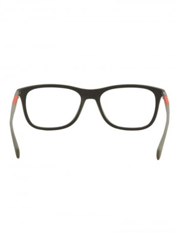 Men's Full Rim Square Eyeglass Frame - Lens Size: 55 mm