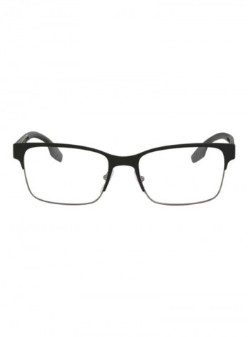 Men's Rectangular Eyeglass Frame - Lens Size: 53 mm